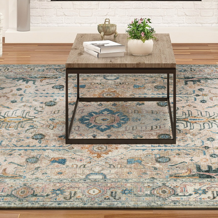 How to style Return to Classic: A Modern Interpretation of Classic Rug design.