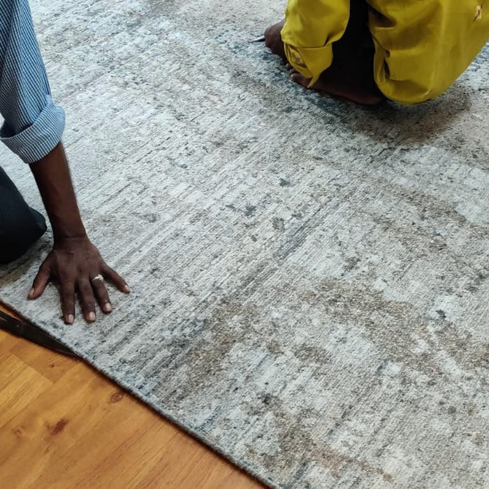 Restoring Beauty: Repairing a Small Bokhara rug.