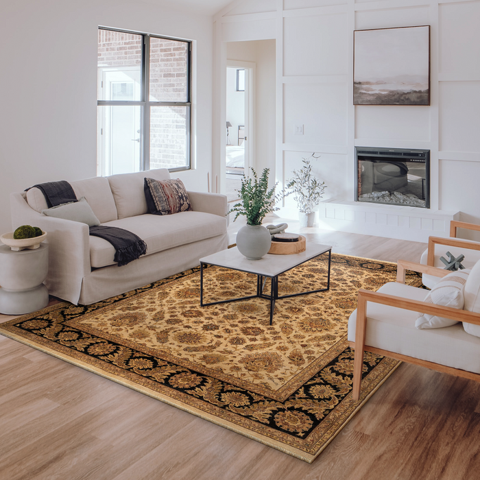 Premiere Collection 8x10 Ivory/Black Wool