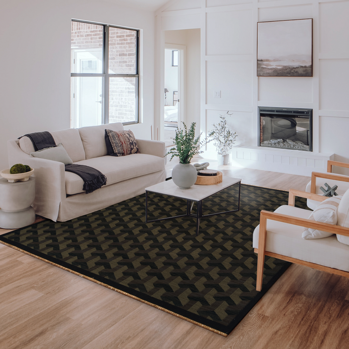 Multi Verse 8x10 Wool Dhurrie