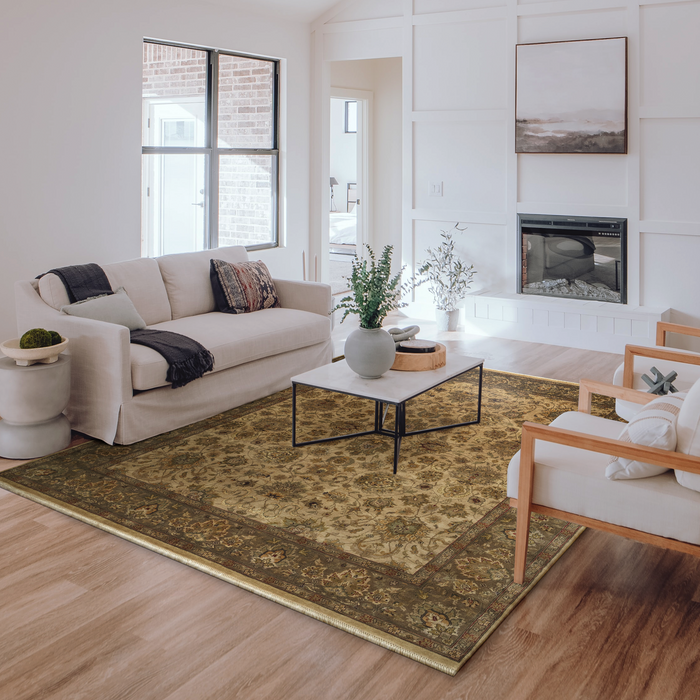 Premiere 8x10 Wheat/Brown Wool (A)