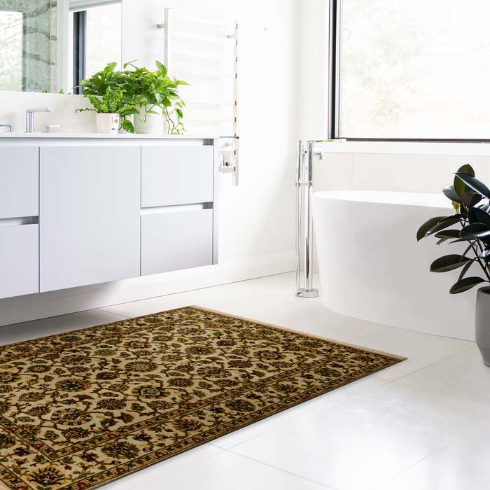 Indo Persian 4x6 Beige Wool