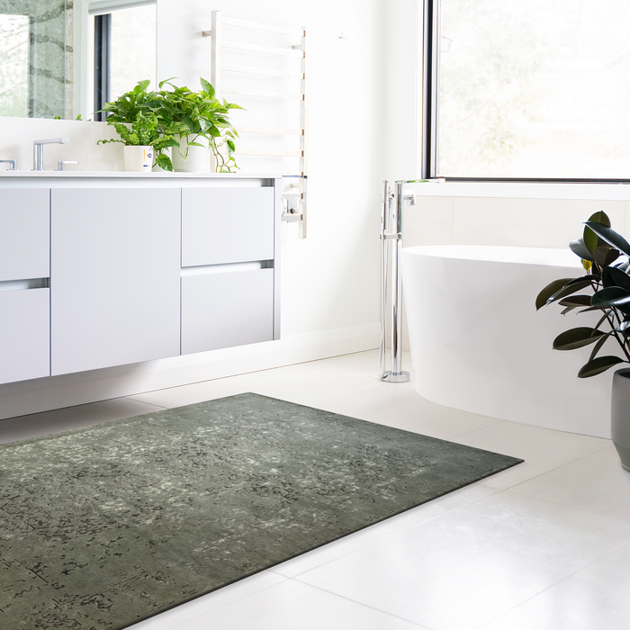 Pokhara 4x6 Grey/Beige Wool and Bamboo Silk