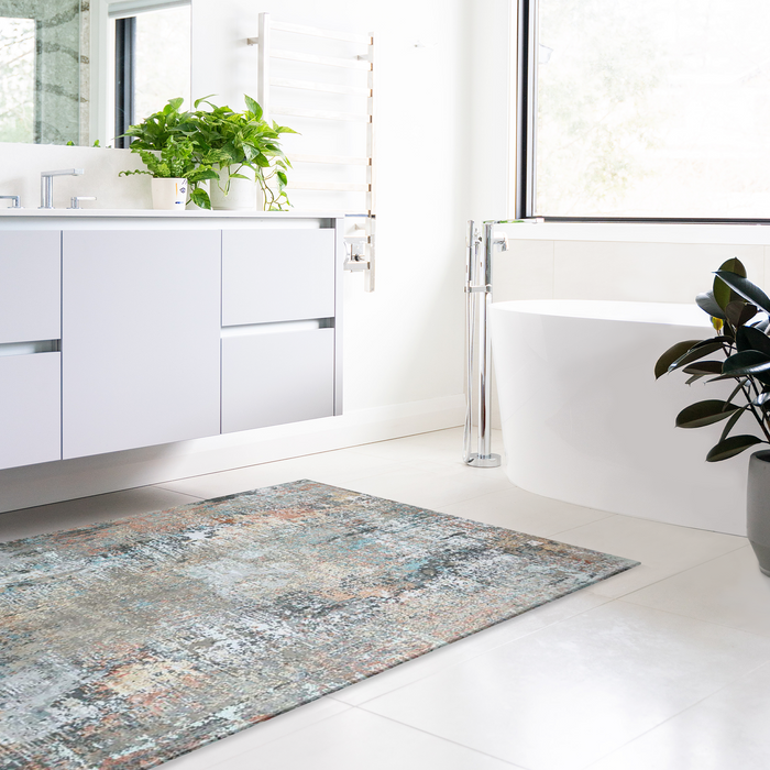 Luminous 4x6 Charcoal/Rust