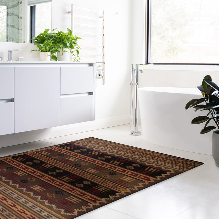 Assorted 5x7 Beige/Black wool