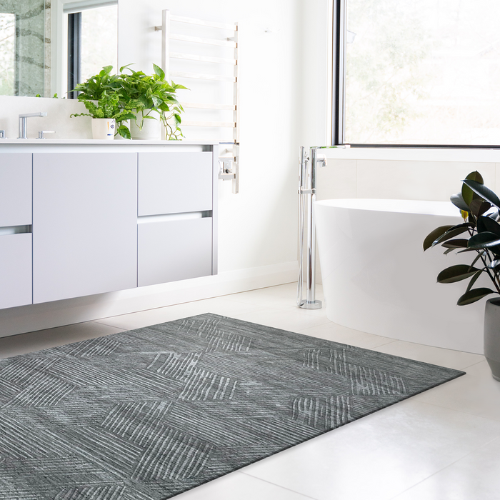 Kite No.4 5x6 Charcoal-Grey Wool