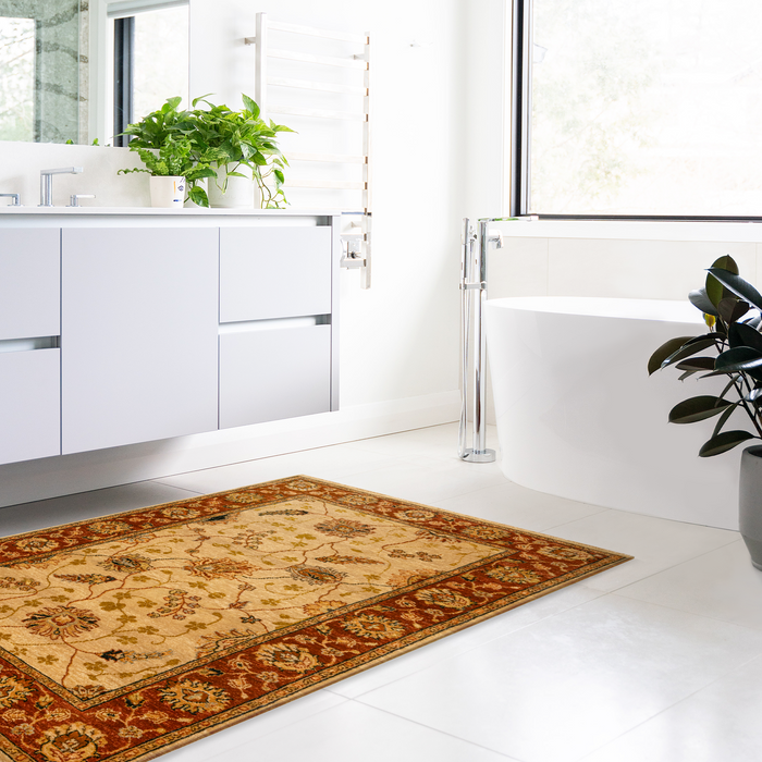 Elegance 3x5 Ghazni and Argentinian Highland Wool