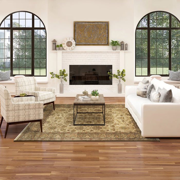 Premiere 8x10 Wheat/Brown Wool (A)