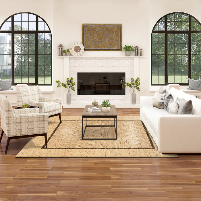 Chuk Palu 8x10 Beige Ghazni Wool