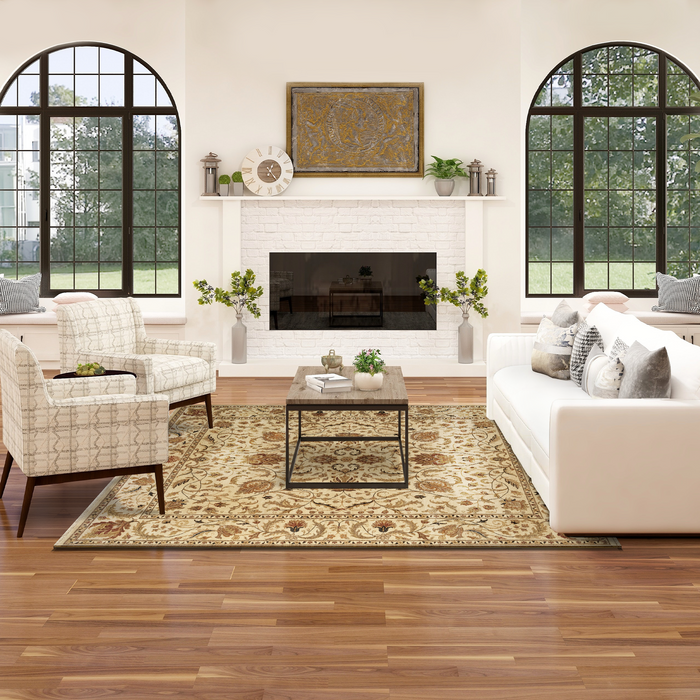 Elegance 8x10 Ivory Wool