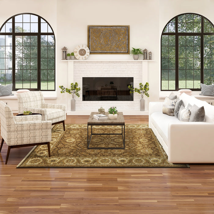 Premiere 9x12 Brown/Beige Wool