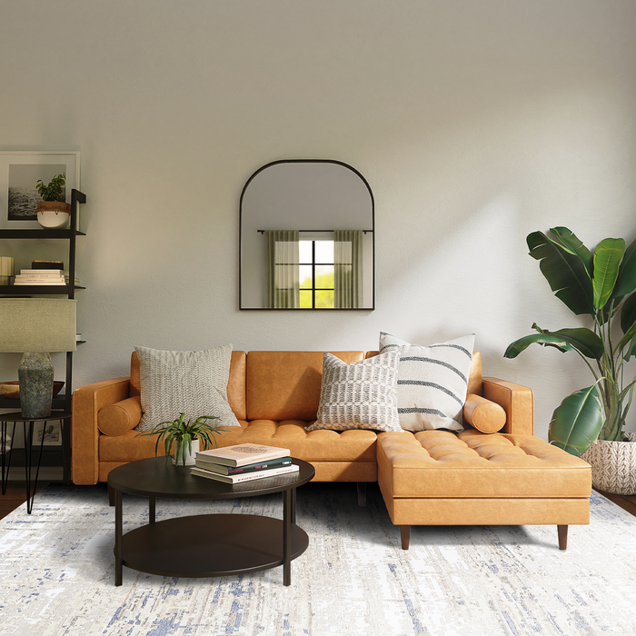 Marble 6x9 Off White/Blue