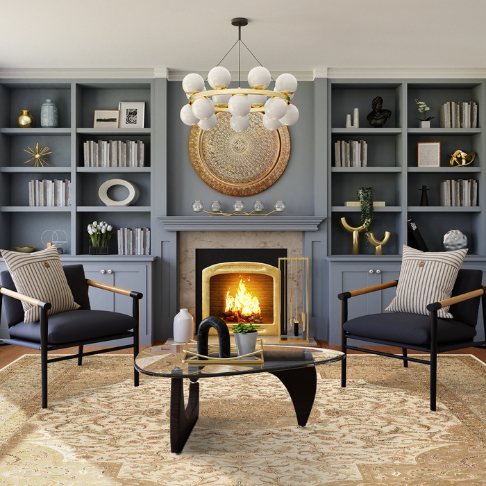 Indo Persian Varanasi 9x12 Beige/Light Green Wool and Silk