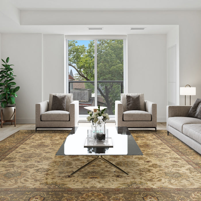 Premiere 8x10 Wheat/Brown Wool (A)