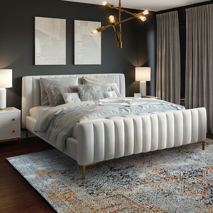 Intrecciare 9x12 Grey/Rust