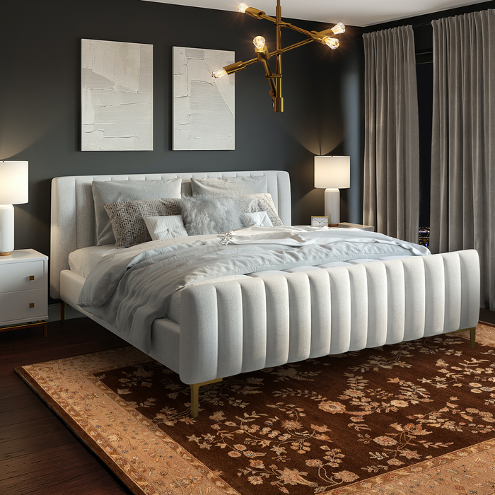 Reflections 9x12 Brown/Beige Raw Silk