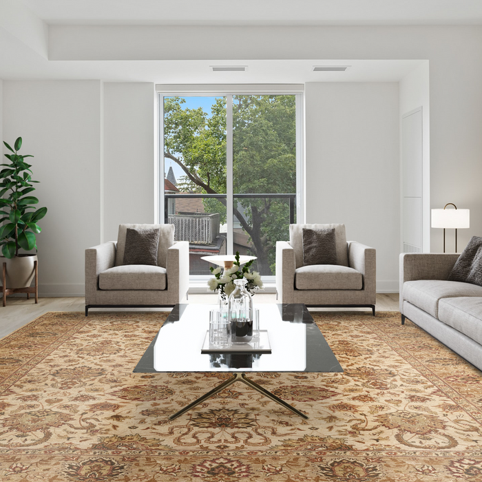 Elegance 9x12 Ivory/Beige Wool