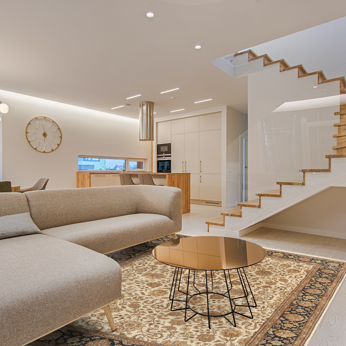 Premiere 9x12 Ivory/Black Wool