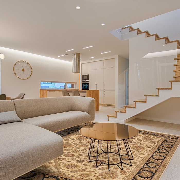 Premiere Collection 8x10 Ivory/Black Wool