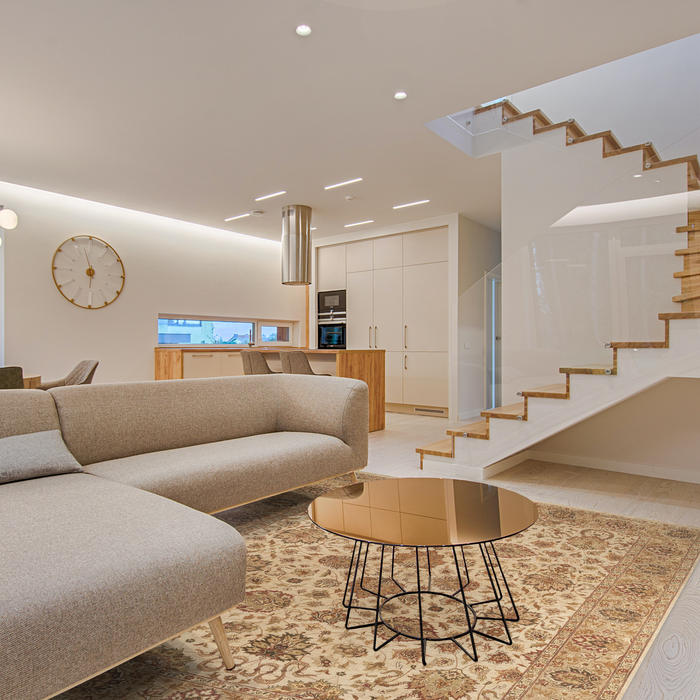 Elegance 8x10 Ivory/Beige Ghazni Wool