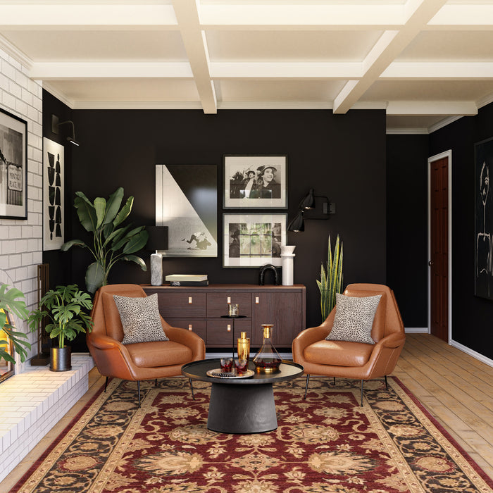 Chobi 6x9 Red/Black Ghazni Wool