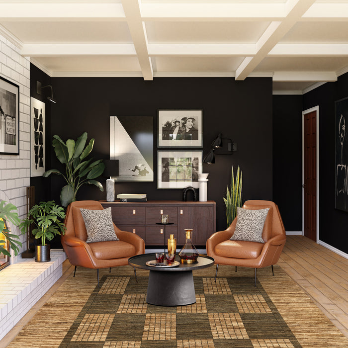 Chuk Palu 6x9 Beige/Brown Ghazni Wool