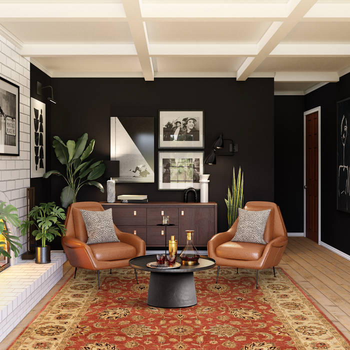 Agra 6x9 Rust/Green Wool