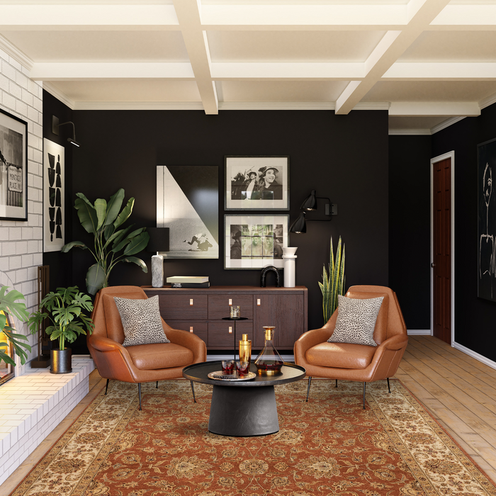 Elegance 6x9 Rust/Ivory Ghazni Wool