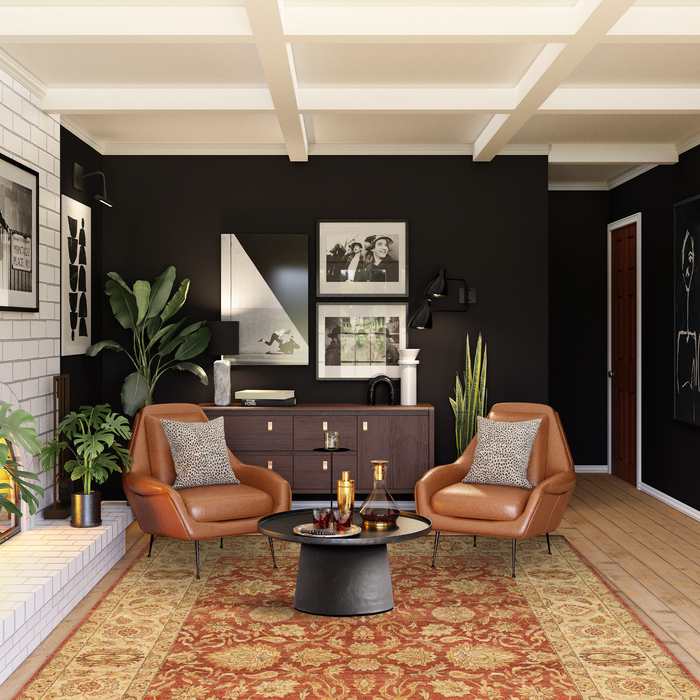 Agra 6x9 Rust/Ivory Wool