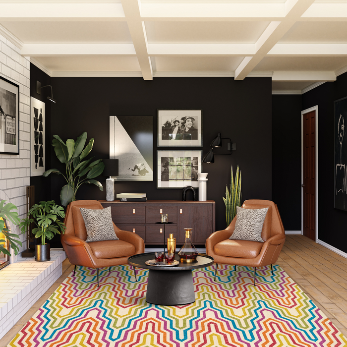 Cable Rainbow Wool 6x9