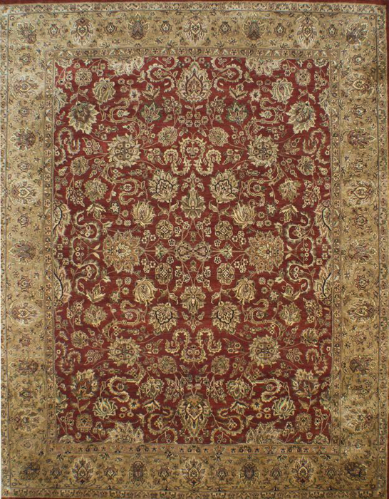 Grand 10x14 Premiere Red/Beige Wool