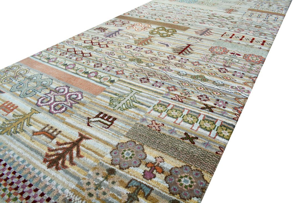 Gabbeh 3x10 Wool and Silk