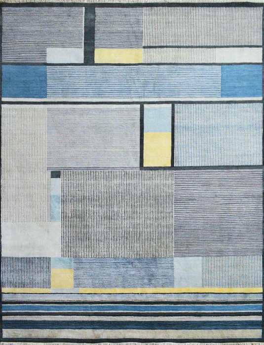 Bauhaus 8x10 Wool and Silk