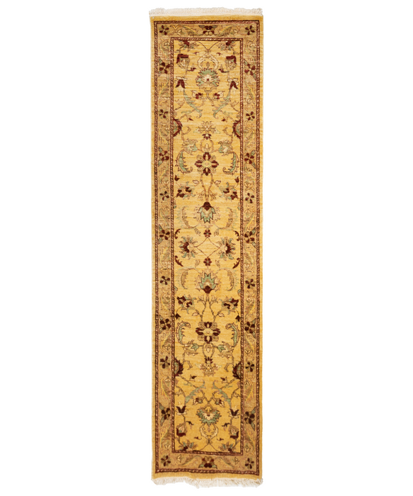 Chobi 2.5x10 Beige Ghazni Wool