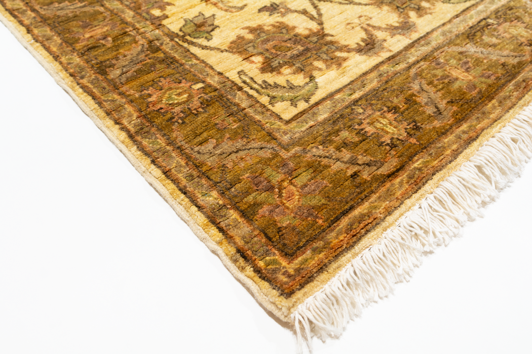 Chobi 2.05x10 Ivory/Brown Ghazni Wool