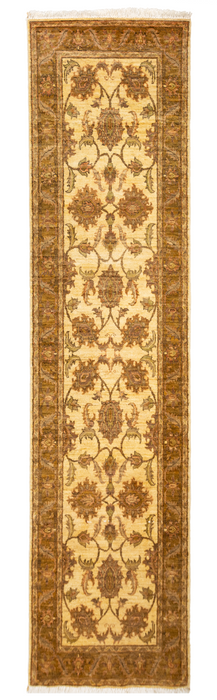 Chobi 2.05x10 Ivory/Brown Ghazni Wool