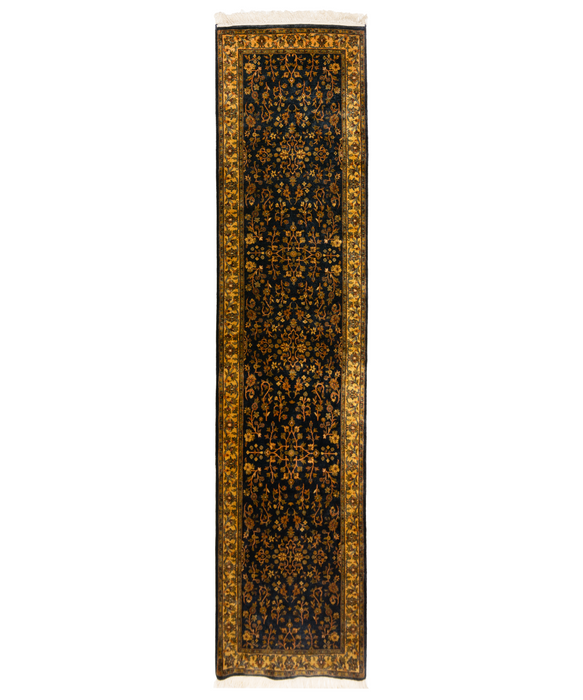 2.05x10 Runner Sarukh Charcoal/Beige Wool