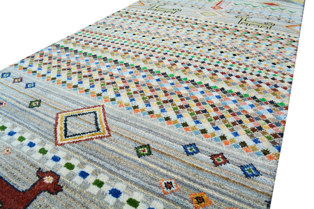 Nomads Tale Gabbeh 2.6x10 Wool and Silk