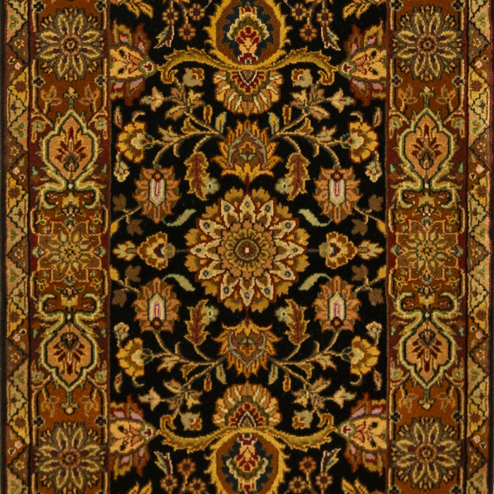 Indo Persian 2.05x12 Runner Red/Black Wool