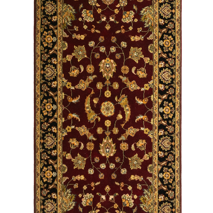 Indo Persian 2.05x12 Runner Red/Black Wool