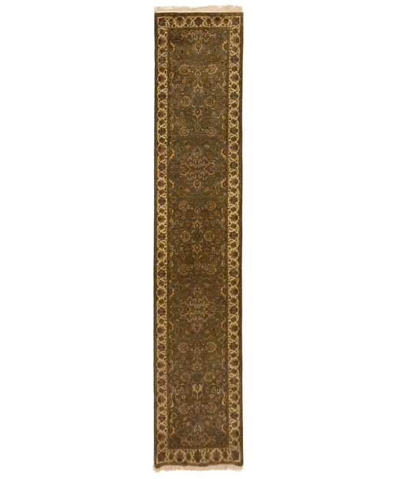 2.05x12 Runner Premiere Olive Green Wool