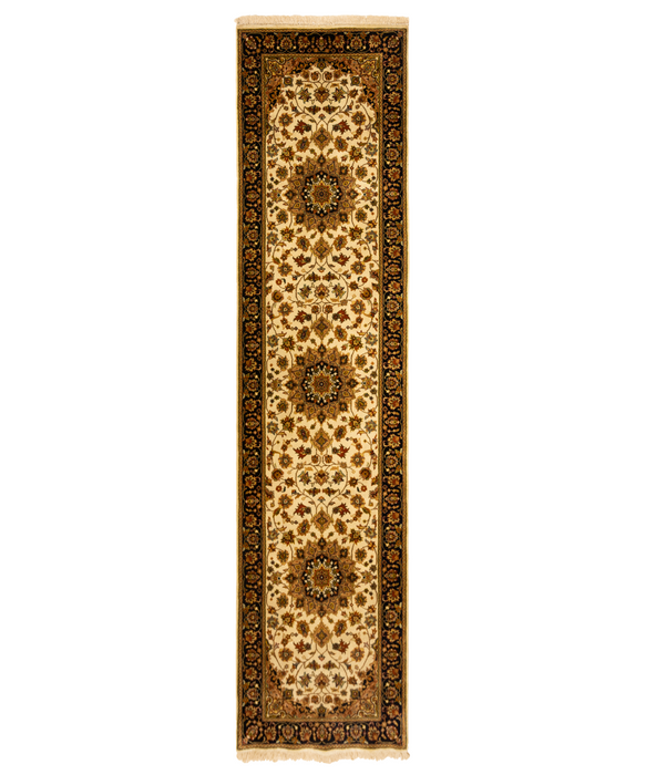 2.05x10 Nain Indo Persian Ivory/Navy Wool