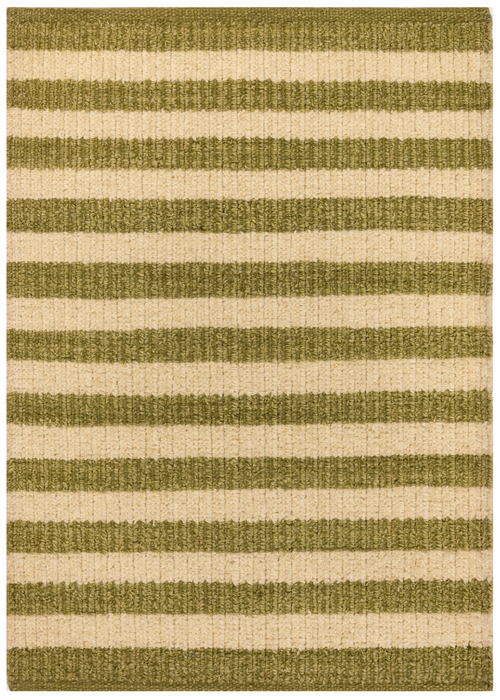 Dhurrie 2x3 Green/Beige Wool