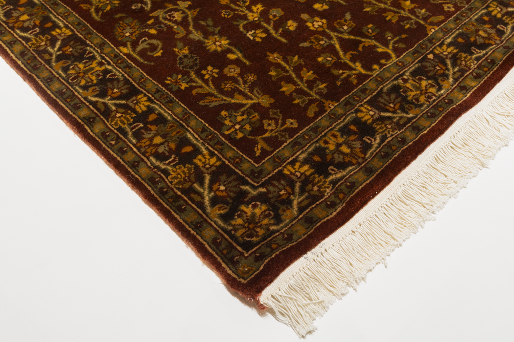 Sarukh 2.05x8 Runner Burgundy/Brown Wool