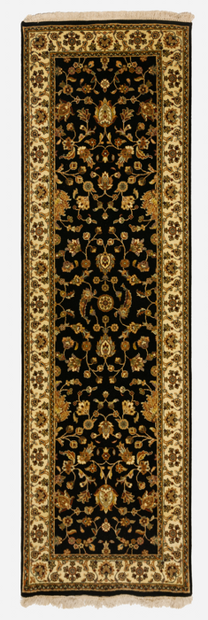Indo Persian 2.05x8 Runner Cream/Black Wool