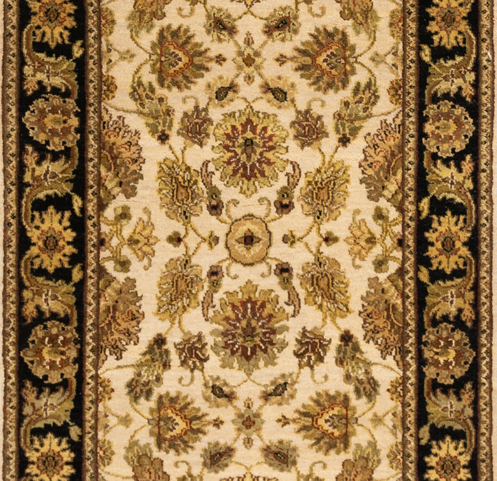 Premiere 2x8 Runner Ivory/Black Wool