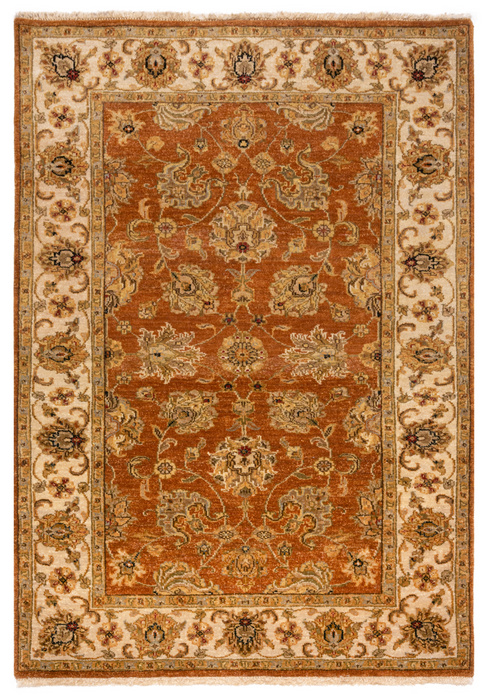 Elegance 3x5 Rust/Ivory Ghazni Wool