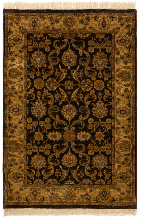 Premiere 3x5 Aubergine/Beige