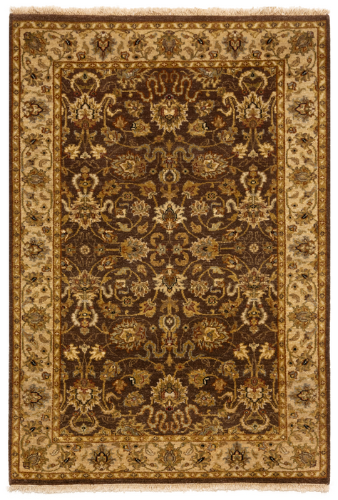 Elegance 3x5 Brown/Beige Wool