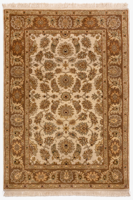 Premiere 3x5 Ivory/Brown Wool